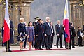 Presidential couples of the Czech Republic and the Philippines at Prague castle, March 2024