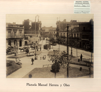 Plazuela Manuel Herrera y Obes in 1917