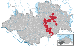 Amt Parchimer Umland – Mappa