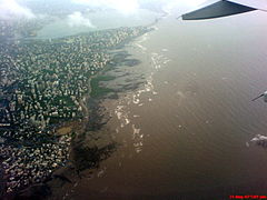 Mar d'Aràbia sobre Bombai/Mumbai