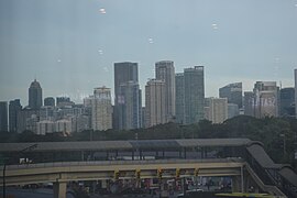 View from One Ayala, Makati, 2023