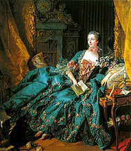 François Boucher Portrait of the Marquise de Pompadour, 1756