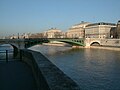 A bridge over the Seine river in Paris