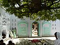 Entrance to grave enclosure within Qutb al-Din Bakhtiyar Kaki's dargah compound.