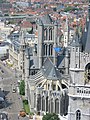 Saint-nicolas church, view from cathedral