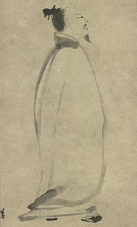 Li Paj (Li Bai) portréja. Liang Kaj (Liang Kai) (1140-1210) festménye