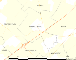 Poziția localității Grébault-Mesnil