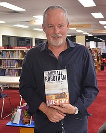 Michael Robotham in 2014 at Mosman Library Service