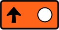 (TW-22) Detour - follow circle symbol