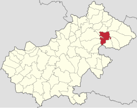 Location in Satu Mare County