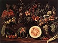 П'єтро Паоло Бонці. «Натюрморт з овочами і фруктами», бл. 1620 р., приватна збірка