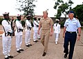 Togolese National Navy "bachi" bonnet (red pompom)