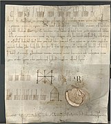 Urkunde - Köln 1045 - Kaiser Heinrich III - Schaffhausen.jpg