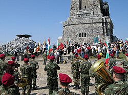 Честване на боевете на връх Шипка през 2008 г.