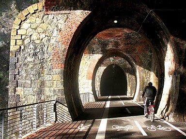 Bikeway Framura-Bonassola (Wikipedia: it:Ciclopedonale Maremonti),