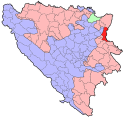 Zvornik na mapě