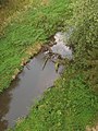 Small dam on the Menach river