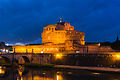 18 Castel Sant'Angelo at dusk, Rome, Italy uploaded by Jebulon, nominated by Jebulon