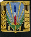 Нагрудный знак CJF (1-й тип) чёрный