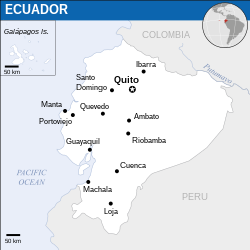 Lokasi Ekuador
