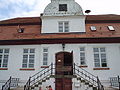 Arndt, House of birth, front door + inscription