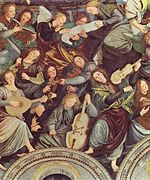 Ángeles músicos, de Gaudenzio Ferrari, ca. 1530-1540.