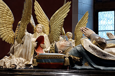 Détail des gisants de Jean sans Peur et de Marguerite de Bavière, Musée des beaux-arts de Dijon.