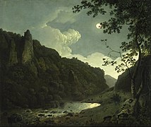 Dovedale by Moonlight karya Joseph Wright of Derby
