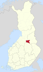 Lage von Kajaani in Finnland
