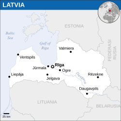 Lokasi Latvia