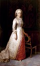 Portrait painting of Martha Washington