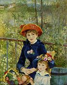 Pierre-Auguste Renoir, Two Sisters (On the Terrace) (1881)