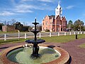 Schley County Courthouse, fountain