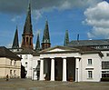 Schlosswache und Lambertikirche