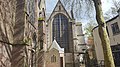 Side view of the Sint-Janskerk in Gouda