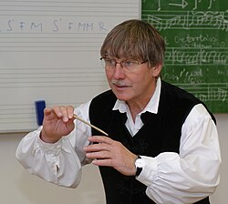 Szabó Dénes kóruspróbán (2008)