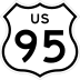 U.S. Route 95 marker