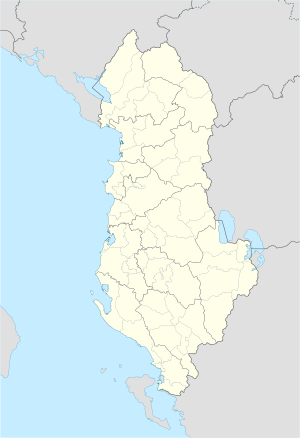 2022–23 Kategoria Superiore is located in Albania