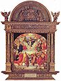 Allerheiligenbild (Landauer Altar) 1511, Kunsthistorisches Museum, frame: Germanisches Nationalmuseum