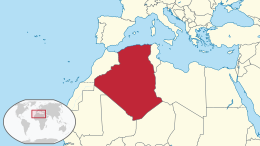 Carte Algérie