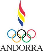 emblemo de la Andora Olimpika Komitato