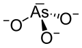 Deutsch: Struktur des Arsenit-Ions English: Structure of the arsenite ion