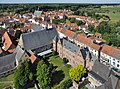 Uutzicht over de stad van up de torre van de kerke