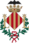 Las dos L en el escudo de armas de Valencia lo marcan como doblemente leal.