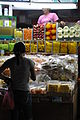 Food stall selling fruits in Tanjung Aru beach