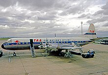 Lockheed L-188 Electra en el aeropuerto de Essendon (1971)