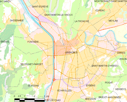Grenoble – Mappa