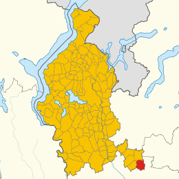 Caron e Pertüsela - Localizazion