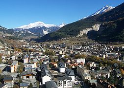 Modane as seen from the East (Loutraz)