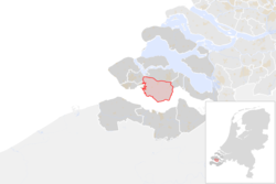 Ligging van die Borsele-munisipaliteit